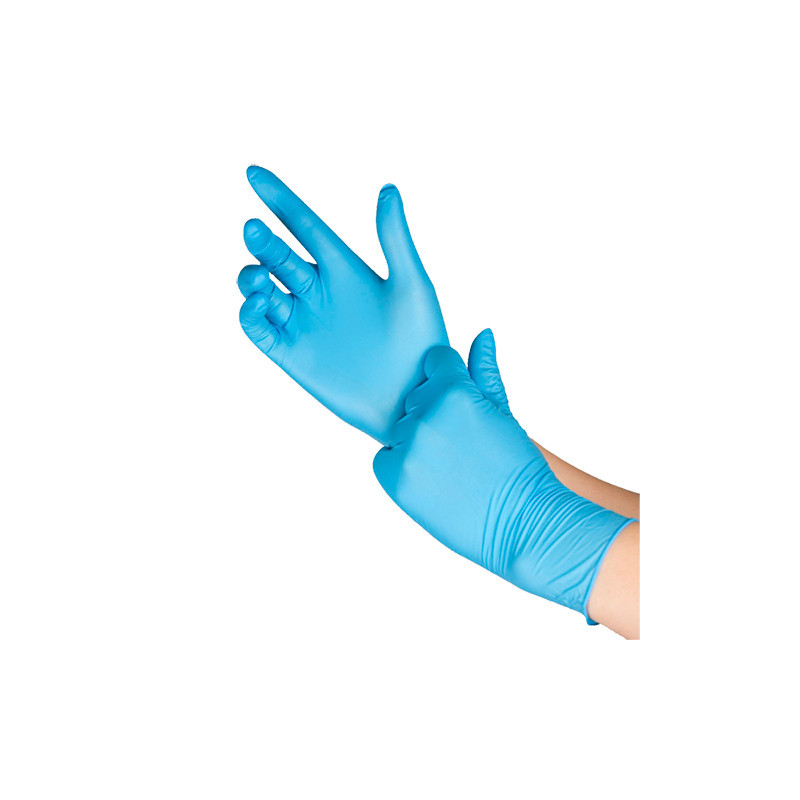 GUANTE NITRILO AZUL TALLA S