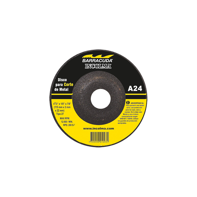 DISCO CORTE METAL