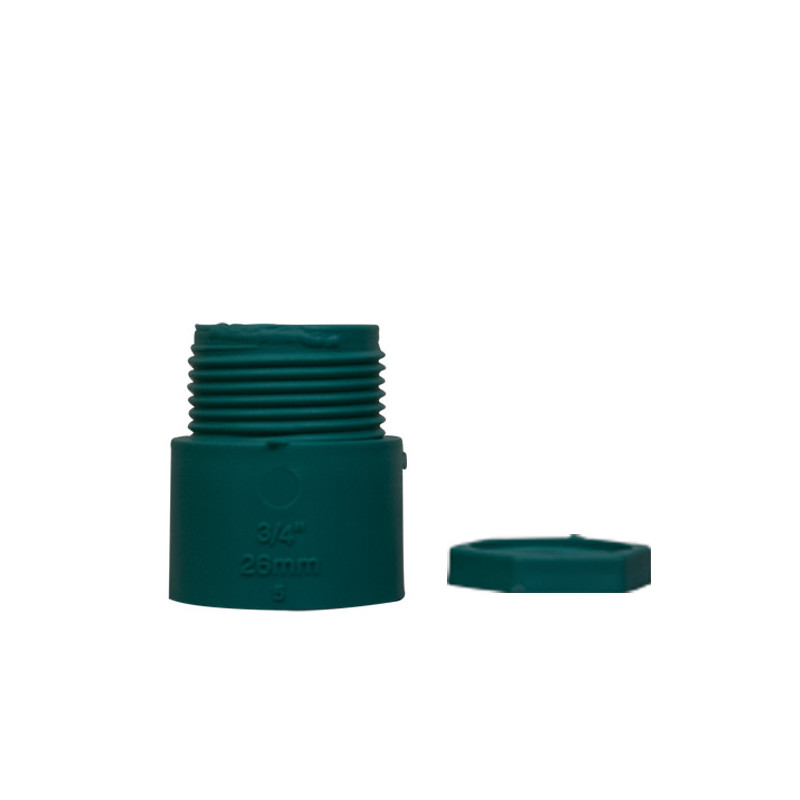 CONECTOR PLÁSTICO VERDE CONDUIT