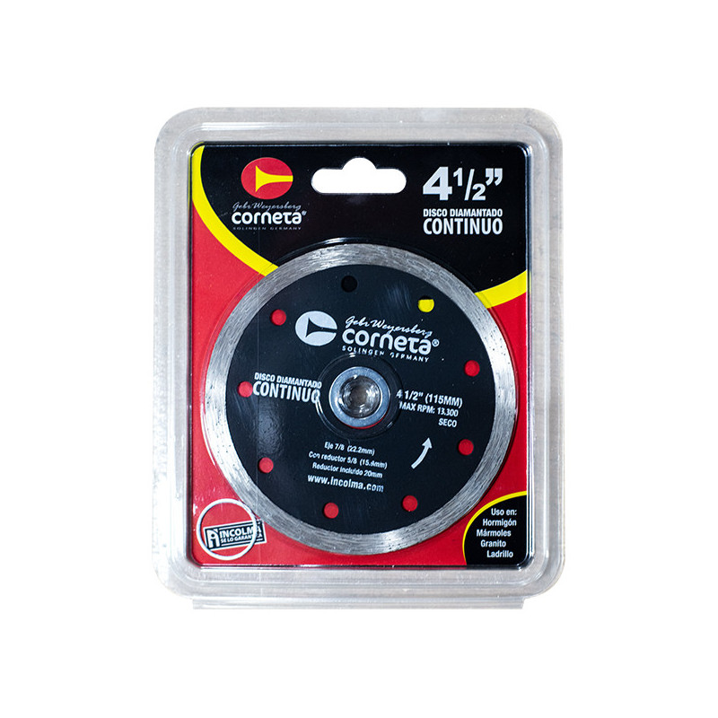 DISCO DIAMANTADO CONTINUO