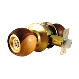 CHAPA ENTRADA PRINCIPAL 250 MADERA DORADA