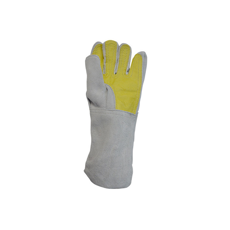 GUANTE CARNAZA LARGO REFORZADO VAQUETA