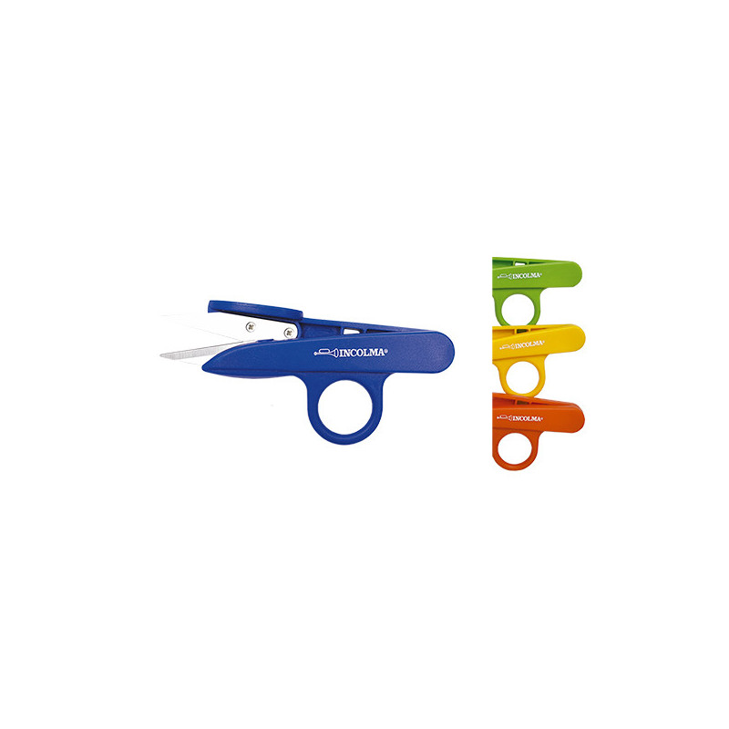 TIJERA TEXTILERA PLÁSTICA 4-3/4'' PULGADAS