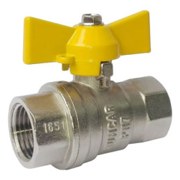 VÁLVULA BOLA GAS 1/2'' MARIPOSA