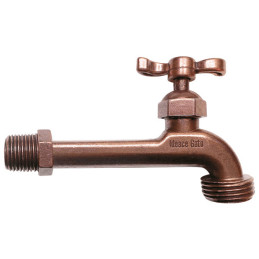 LLAVE JARDÍN XL COBRE ANTICADO