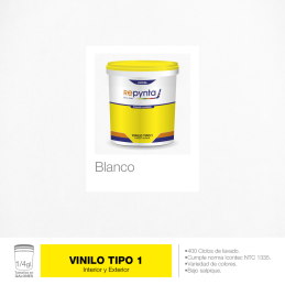 VINILO EN BASE AGUA TIPO 1...