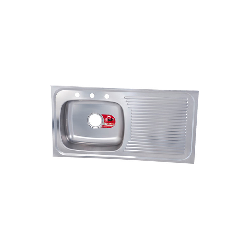 LAVAPLATOS INOX MEZCLADOR DERECHO 100x50