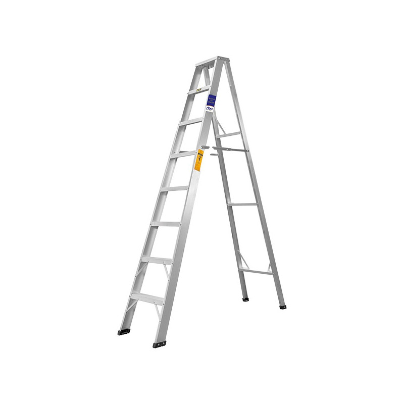 ESCALERA TIJERA ALUMINIO 8P 2.4 METROS