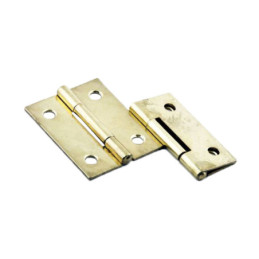 BISAGRA LATON CABEZA PLANA CON TORNILLO