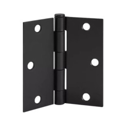 BISAGRA CABEZA PLANA CON TORNILLO NEGRO MATE