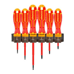 JUEGO 6 PIEZAS DESTORNILLADOR ELECTRICISTA