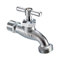 LLAVE JARDIN CORRIENTE 1/2x3/4 SATIN