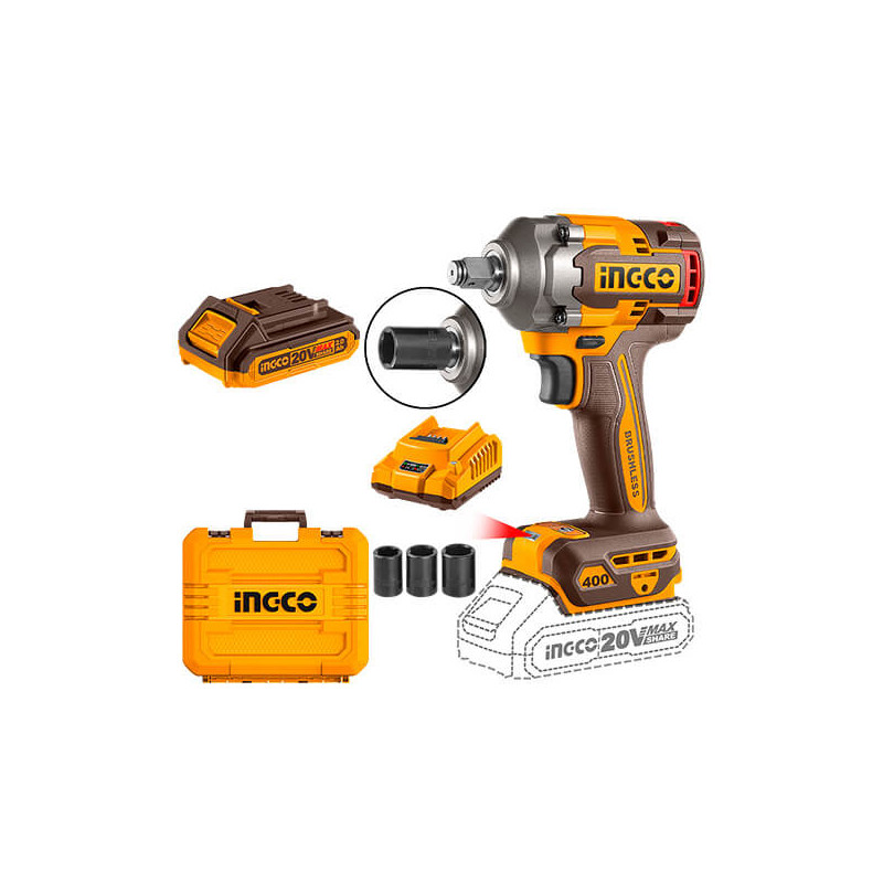 PISTOLA DE IMPACTO 1/2'' INALÁMBRICA