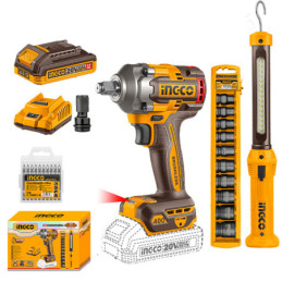 KIT IMPACTO INALAMBRICO 20V 1/2