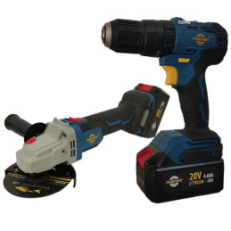 COMBO TALADRO 1/2 + PULIDORA 4.5