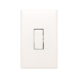 INTERRUPTOR SENCILLO 10A/127V BLANCO