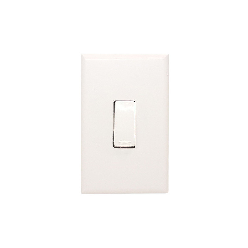 PULSADOR TIMBRE SENCILLO BASICO BLANCO