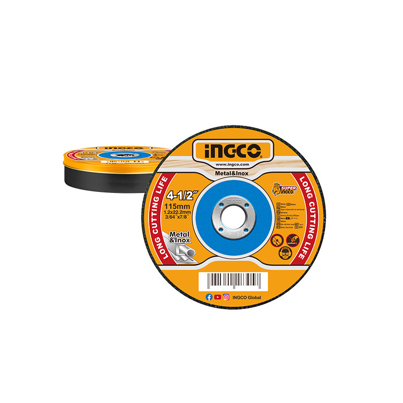 DISCO CORTE 4-1/2'' X 3/64 METAL INOXIDABLE